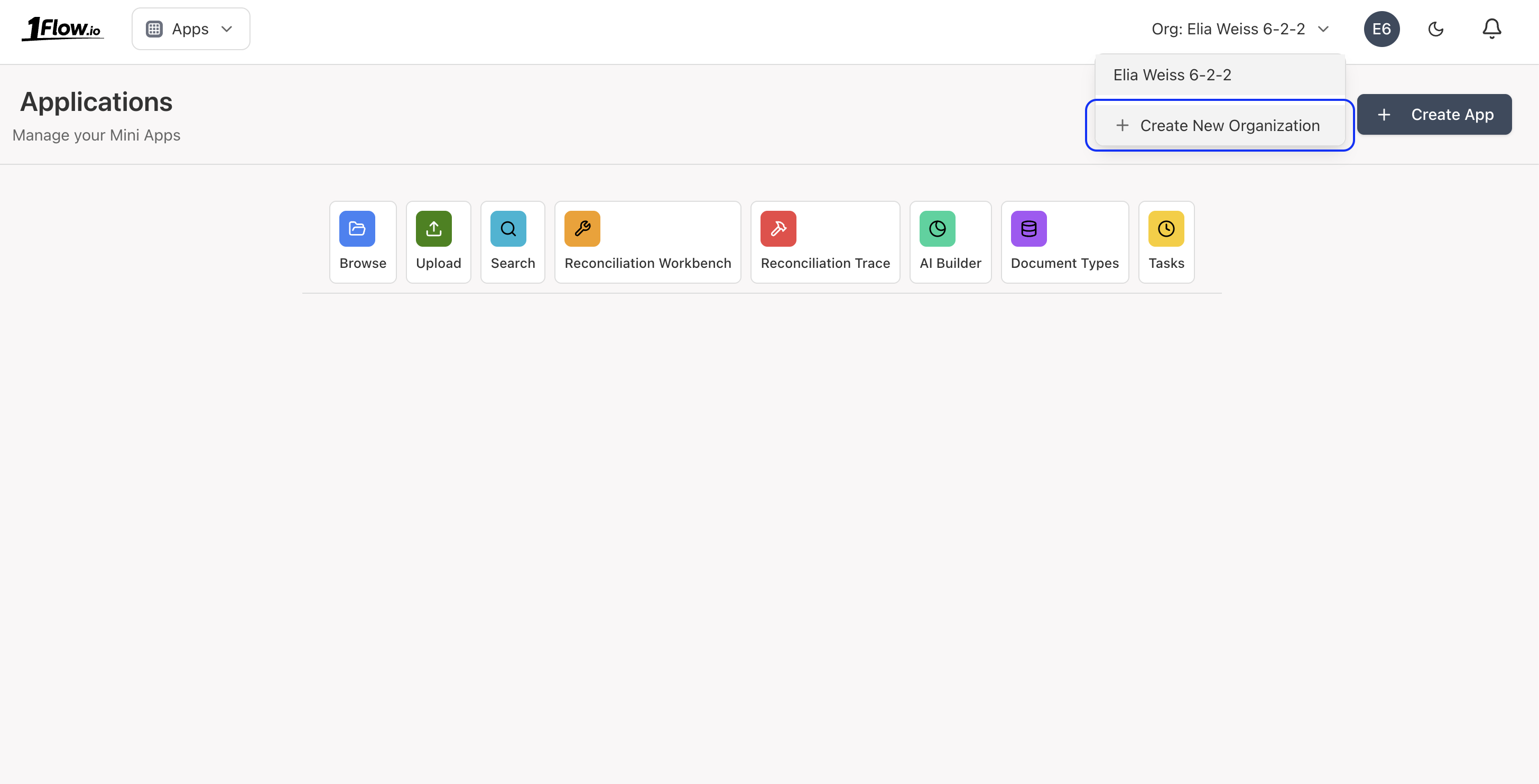 %%APP_NAME%% create organization screen